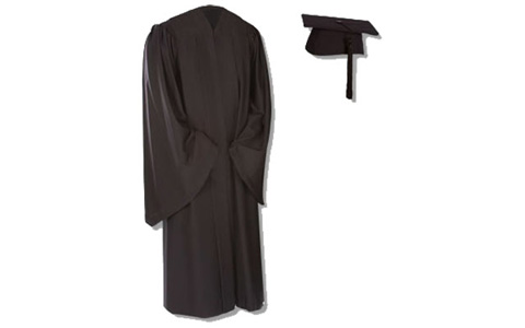 Queens University of Charlotte Cap & Gown